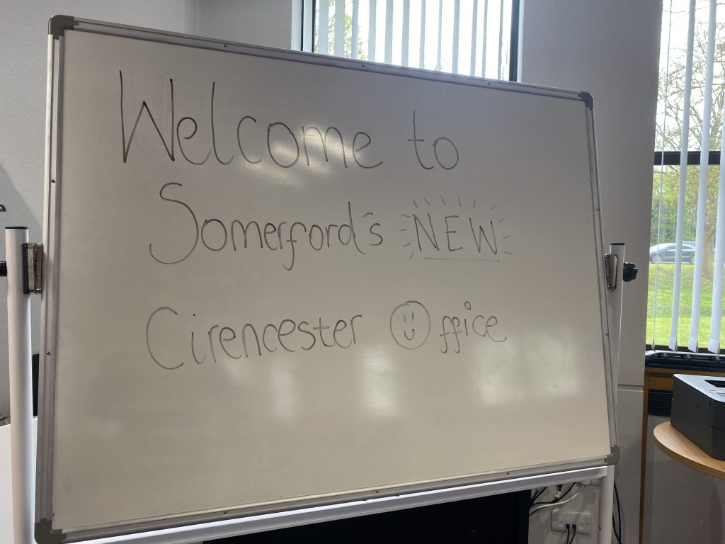 Somerford's New Office