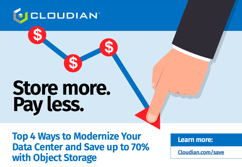 Cloudian Partner 70% Save with Object Storage