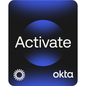 Okta Activate Logo Displaying Somerford Partner with Okta