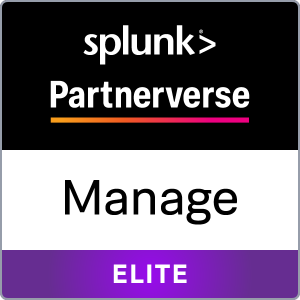 Splunk partner verse manage elite tier badge