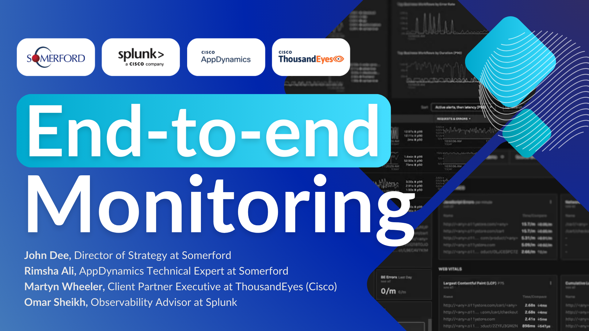 End-to-End Monitoring with Splunk, AppD, and ThousandEyes - Somerford ...