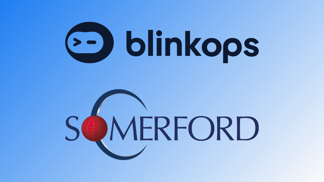 BlinkOps Partnership Announcement - Somerford Associates